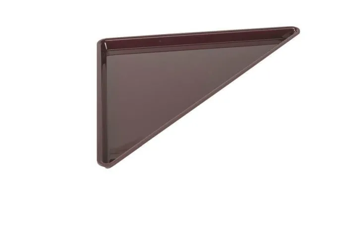 Plat Plexiglas Noir Triangle 400/400X565X17MM - L2G