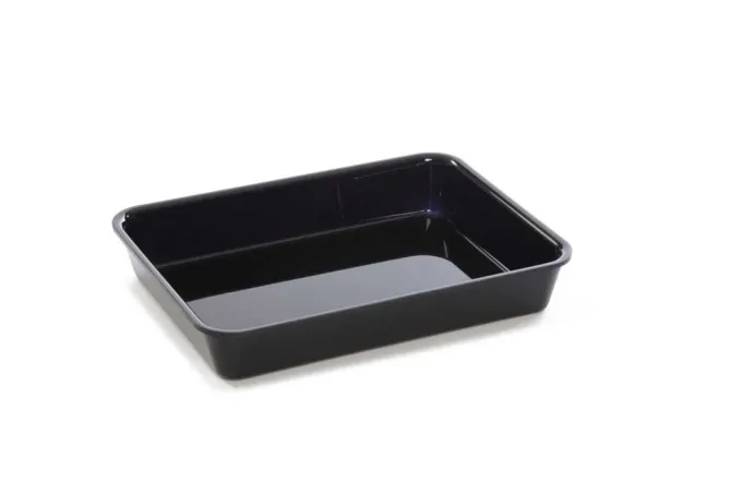 Plat Plexi GN 1/5 - 265X200X50 mm - Noir - Matériel CHR Pro