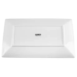 Plat Rectangulaire de Service en Porcelaine Blanche 310 x 180 mm - Boite de 2 - Olympia