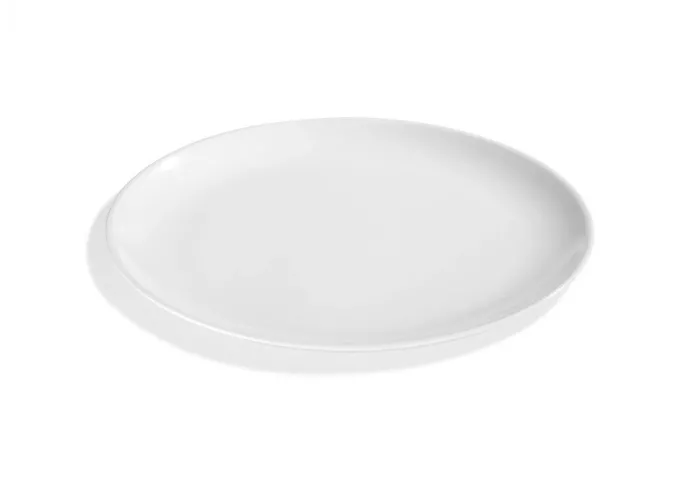 Plat Rond Blanc en Mélamine Ø 36,5 cm - Pujadas