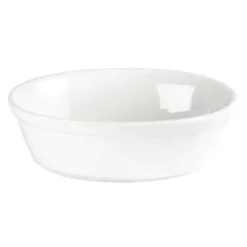 Plats à Gratin Ovales Blancs 52 x 161 x 116 mm - Boite de 6 - Olympia