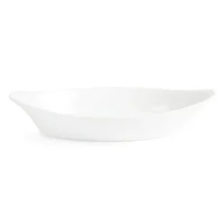 Plats ovales à oreilles blancs Olympia 49 x 262 x 141 mm - Boite de 6