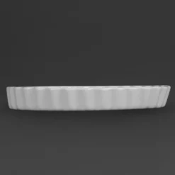 Plats à tarte blancs Olympia 297 mm - Boite de 6