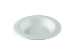 PLUS Assiette creuse blanche en canne à sucre Ø 22 cm - 800 unités - Betik