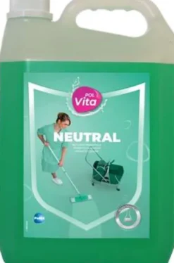 Polvita neutral Nettoyant Sol & Surfaces - Lot de 4 Bidons de 5L - Pollet Sa