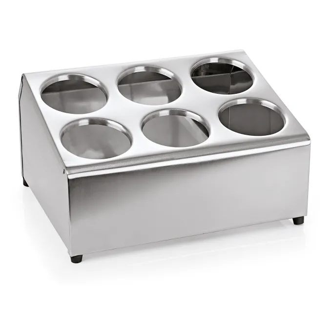 Porte cylindres pour couverts en Acier nickel-chrome L 375 mm l 300 mm H 210 mm - Was Germany