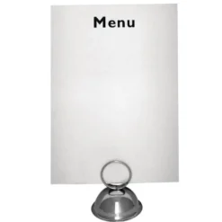 Porte-menu avec anneau 60 x 58 mm - Olympia