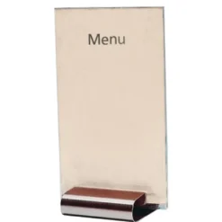 Porte-Menu Format A5 Inox - Olympia