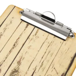 Porte-menu plaque effet bois clair Olympia - A5