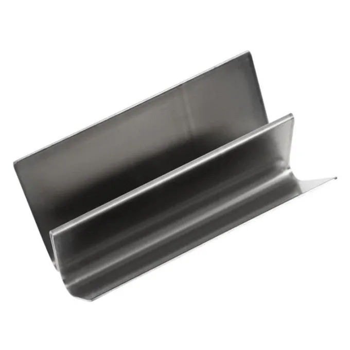 Porte-menu triangulaire en acier inoxydable Olympia