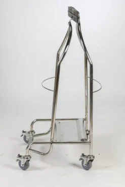 Porte-Sac à Pince Inox 110L 4 roues Caoutchouc - Probbax
