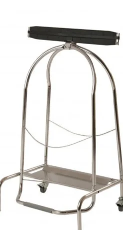 Porte-Sac à Pince inox 110L 2 roues - Probbax