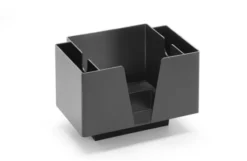 Porte-serviettes avec 3 compartiments Bar up Noir 193x143x(H)136 mm - Hendi