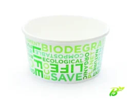 Pot de Glace en Carton Recyclable Texte Bio 135 ml - SDG Lot de 1680
