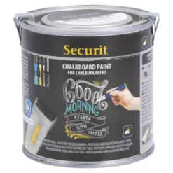 Pot de peinture ardoise acrylique à base d'eau - 250mL - Securit