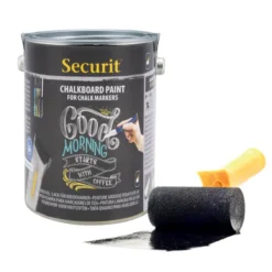 Pot de peinture ardoise acrylique à base d'eau - 2,5L - Securit