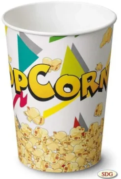 Pot Pop-Corn en Carton 1.05 litres - SDG - Lot de 702