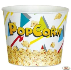 Pot Pop-Corn en Carton 4450 ml - SDG Lot de 136
