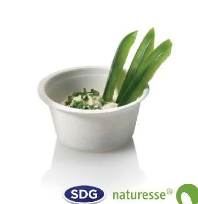 Pot à Sauce en Pulpe de Cellulose 60 ml - SDG - Lot de 2000