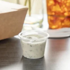 Pot à Sauce PLA Compostable 28 ml - Lot de 5000 - Vegware