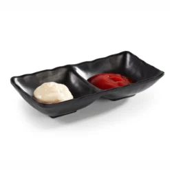 Pot à Sauces en Mélamine 2 Compartiments - Pujadas