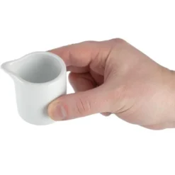 Pots à lait blancs 57ml Olympia Whiteware - Lot de 6