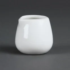 Pots à Lait et Crème en Porcelaine Blanche 85 ml Lot de 12 Olympia