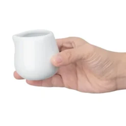 Pots à Lait et Crème en Porcelaine Blanche 85 ml Lot de 12 Olympia