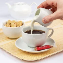 Pots à Lait et Crème en Porcelaine Blanche 85 ml Lot de 12 Olympia