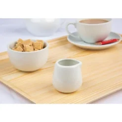 Pots à Lait et Crème en Porcelaine Blanche 85 ml Lot de 12 Olympia