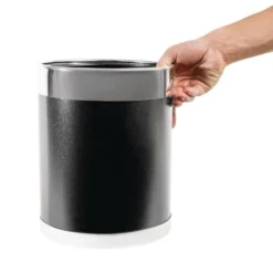 Poubelle avec Bordure Argentée pour Chambre Hôtel - Bolero