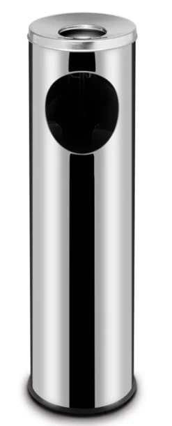 Poubelle avec cendrier 15L 200x(H)700 mm - Hendi