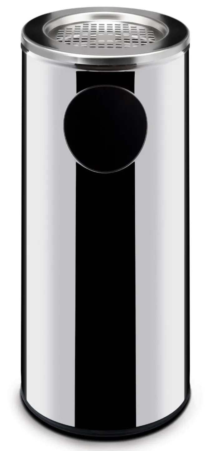 Poubelle avec cendrier 33L 240x(H)660 mm - Hendi