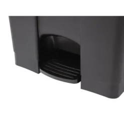 Poubelle de Cuisine Noire à Pédale 87 Litres - Jantex