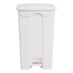 Poubelle de cuisine à pédale 87L blanche - Jantex