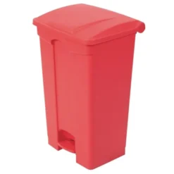 Poubelle de cuisine à pédale 87 litres rouge - Jantex