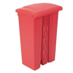 Poubelle de cuisine à pédale 87 litres rouge - Jantex
