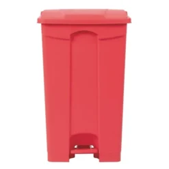 Poubelle de cuisine à pédale 87 litres rouge - Jantex