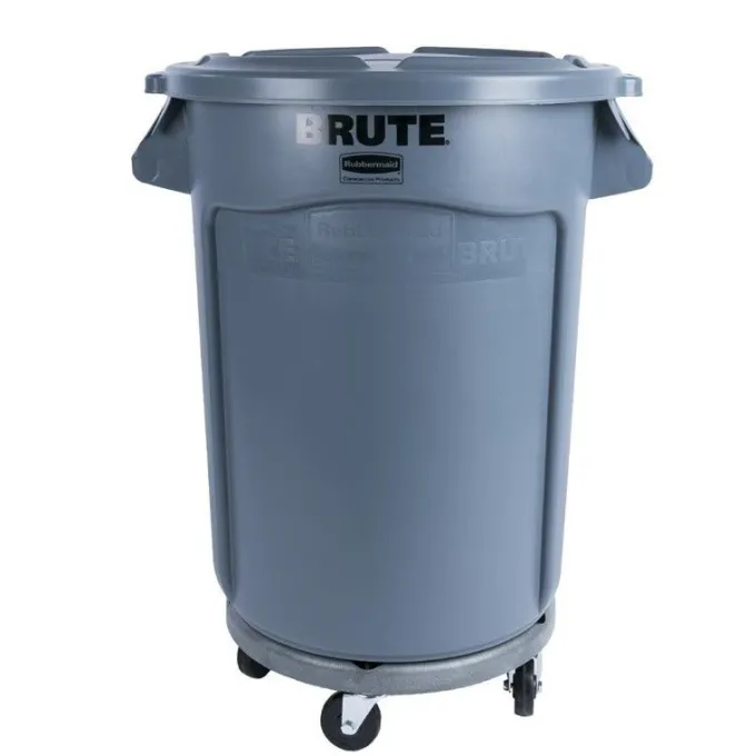 Poubelle en Plastique Gris -121L - Rubbermaid