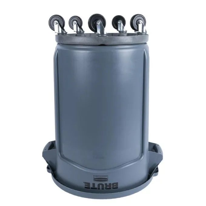 Poubelle en Plastique Gris -121L - Rubbermaid