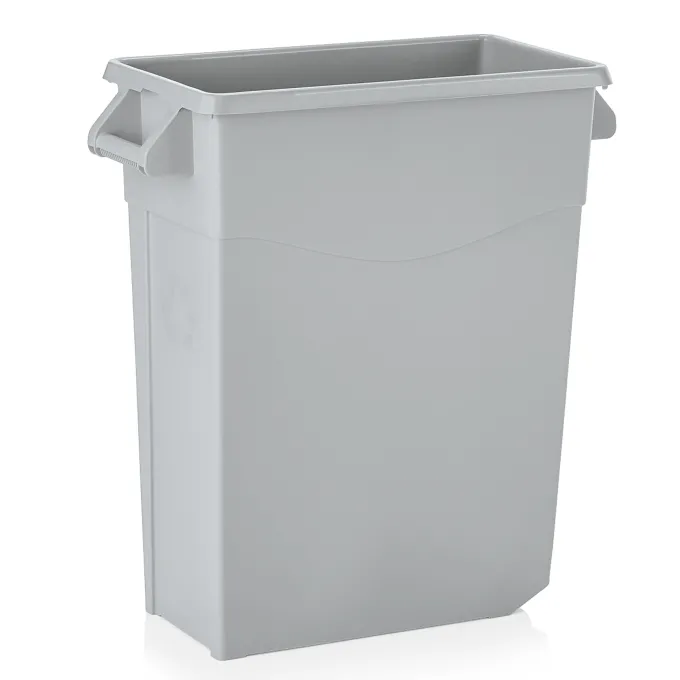 Poubelle en Polypropylène 65 L gris L 610 mm l 275 mm H 670 mm - Was Germany