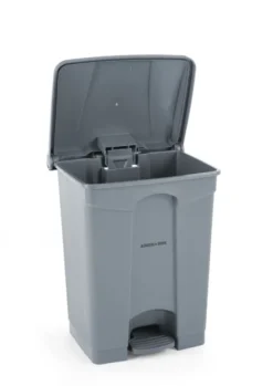 Poubelle à Pédale AmerBox 87L Gris 500x410x(H)815mm - Hendi