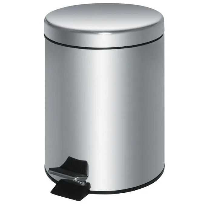 Poubelle à pédale en acier inoxydable 20L Bolero