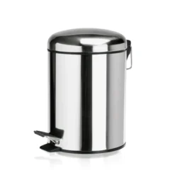 Poubelle à pédale en Acier Inoxydable 3 L H 260 mm Ø 170 mm - Was Germany