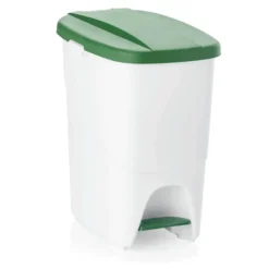 Poubelle à pédale en Polypropylène 25 L vert L 250 mm l 400 mm H 415 mm - Was Germany