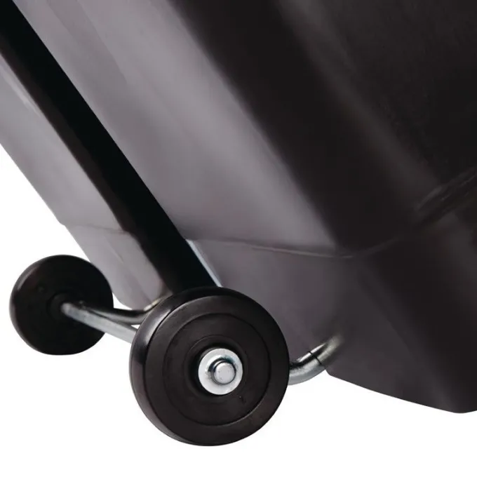 Poubelle à pédale frontale rouge 90 litres - Rubbermaid