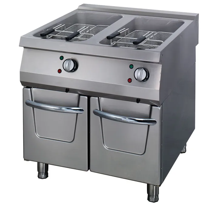 Premium Friteuse - 2 x 22 L - Double - Prof. 90 cm - Électrique - Maxima