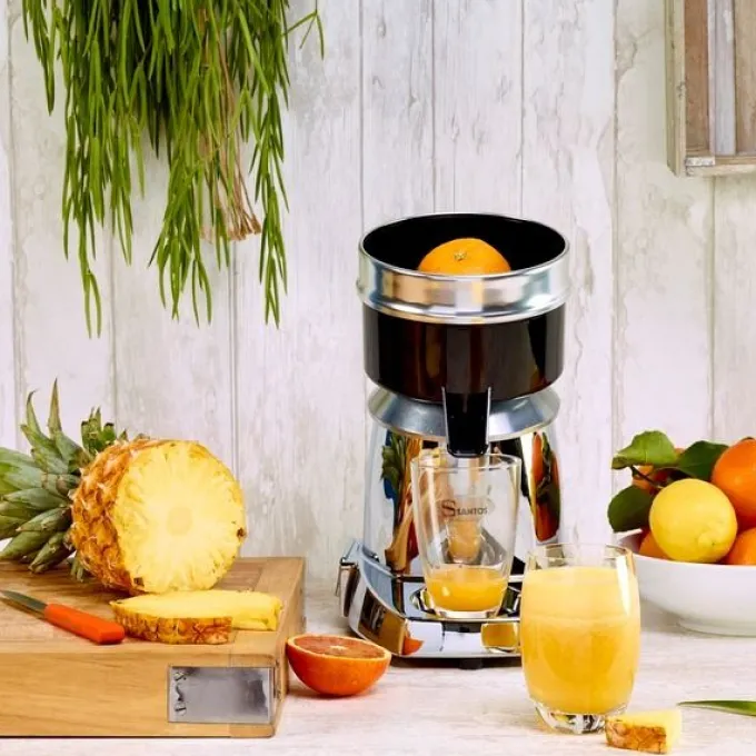 Presse-Agrumes Électrique "Classic" N°11 Chrome - 30 Litres/h - Santos