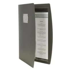Protège-menu en plastique Rio Securit noir - Format A4