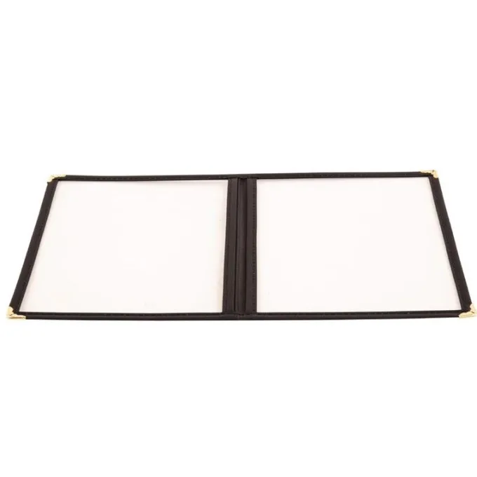 Protège-Menus A4 Style Américain Noir - Olympia